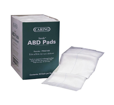 Caring Abdominal Pads By Medline | Wound Gauze ABD